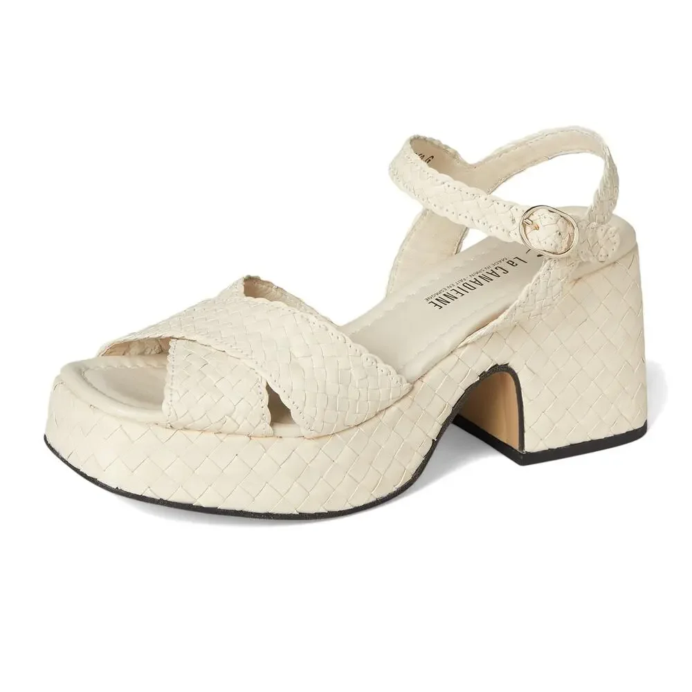 LA CANADIENNE, WOMENS, PICO, WHITE, 6.5, B - MEDIUM